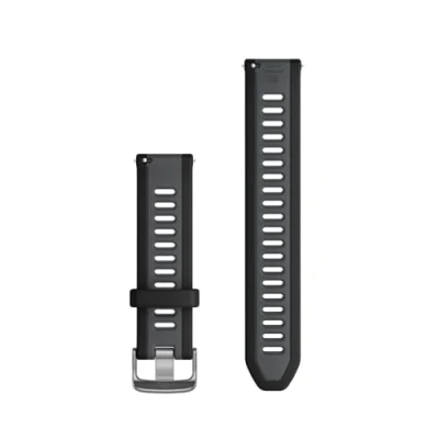 Imagen de Garmin Correa de desmontaje rápido (20 mm), Forerunner 165, Gris/Negro