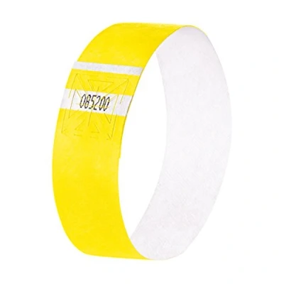 Imagen de SIGEL EB223 520 Pulseras de identificación y control para eventos, Super Soft 25,5 x 2,5 cm, amarillo neón