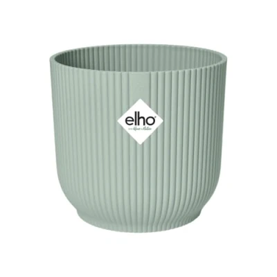 Imagen de Elho Vibes Fold Round Mini 9 Macetero Verde Interior Ø 9.3 x A 8.8 cm