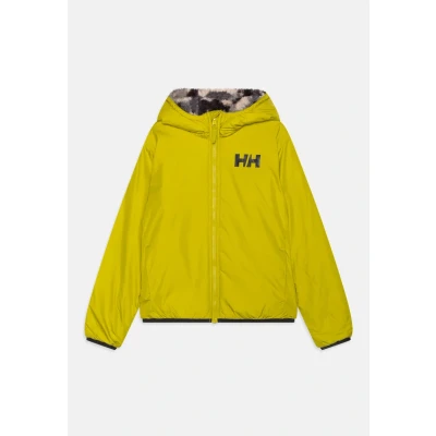 Imagen de Helly Hansen JR Champ Reversible Unisex Forro polar para niños, Talla: 128, Bright moss