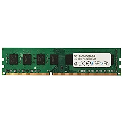 Imagen de V7 V7128004GBD DR 4GB DDR3 PC3 12800 1600mhz DIMM Desktop módulo de memoria