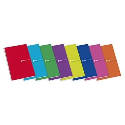 Imagen de Enri Status Pack de 5 cuadernos espiral, tapa extradura, Fº