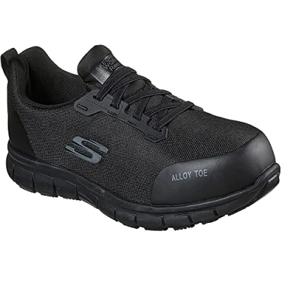 Imagen de Skechers SURE TRACK JIXIE, Mocasn para Mujer, Black Textile / Synthetic, 41 EU
