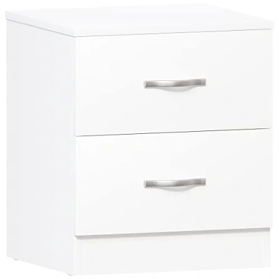 Imagen de Vida Designs Riano Gabinete, Metal, Blanco, 47 x 40 36 cm