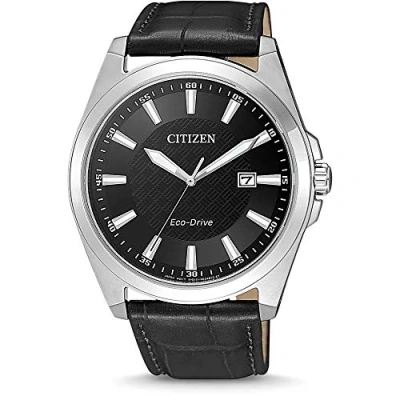 Imagen de Citizen Eco Drive Saphire para Hombre con Correa en Cuero BM7108 14E
