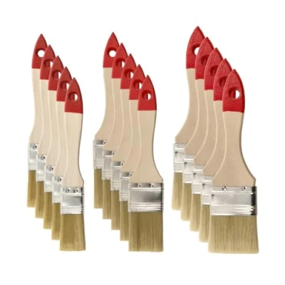 Imagen de M7 brochas pintura set de 15 piezas, Ancho 1 pulgada 5 1.5 2 madera, Cepillo 15PCS, *30*, A0280 030500