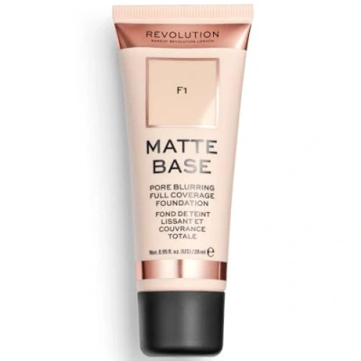 Imagen de Makeup Revolution, base mate, base, F1, 28 ml