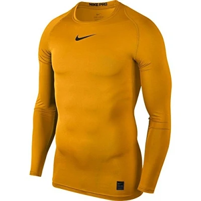 Imagen de Nike M NP Top LS Comp Long Sleeved t Shirt, Hombre, University Gold/Black, XL