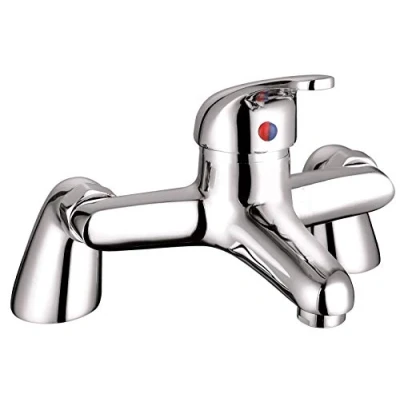 Imagen de ValueBaths PFR94 Mezclador Monomando Redondo Grande de una Sola Palanca para bañera, Grifo latón Cromado