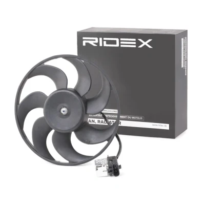 Imagen de RIDEX 508R0103 ventilador de radiador 315 12 200 sin bastidor (armazón), con resistencia carga OPEL: Astra H Caravan