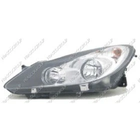 Imagen de PRASCO OP0344916 Faros izquierda H1, H7 negro con servomotor para reg. alcance luces OPEL: Corsa D Hatchback