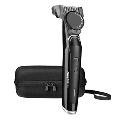 Imagen de BaByliss T881E Barbero eléctrico, recortadora de barba masculino, uso con/sin cable, 23 longitudes 0.5 a 12 mm, 60 minutos autonomía, neceser incluida, color negro