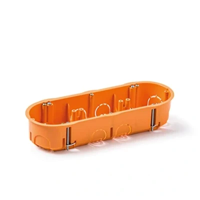 Imagen de FAMATEL Caja empotrar para mecanismos Triple 67x45 mm Naranja