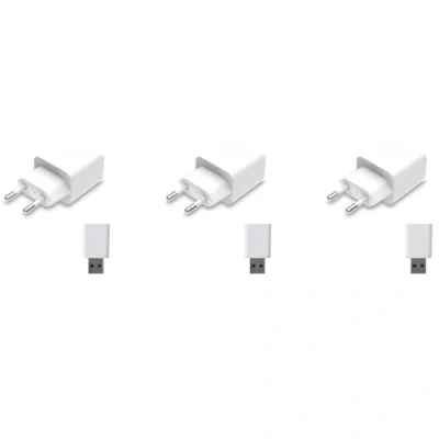Imagen de Tyatocepy 3X Repetidor de Señal Tuya ZigBee 3,0, Extensor USB para Dispositivos ZigBee2MQTT, Asistente Doméstico de, Automatización Deconz, Enchufe Europeo