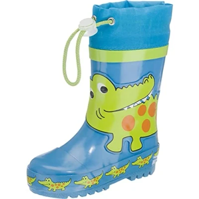 Imagen de Playshoes Botas de Goma, lluvia Unisex niños, Cocodrilo, 24/25 EU