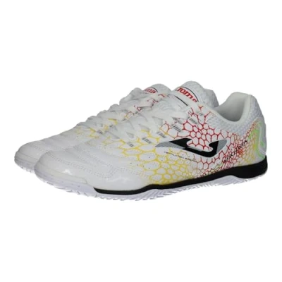 Imagen de Joma Maxima Printing Botas de fútbol sin tacos, Hombre, Talla: 41, White/multicolor Zapatos