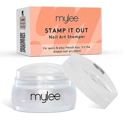 Imagen de Mylee Stamp It Out, Estampador De Gelatina Para Uñas Con Esponja Silicona, Herramienta Transparente Una Manicura Francesa Impecable