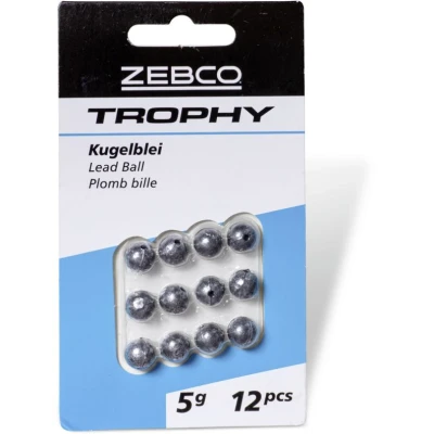 Imagen de 12g Zebco Trophy Plomo de Bala 12pzs Plomos inline