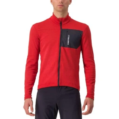 Imagen de CASTELLI 4522505 642 UNLTD Trail Jersey Sweatshirt Hombre Pompeian Red/Dark Gray Tamaño XXL