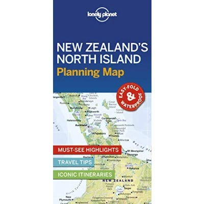 Imagen de Lonely Planet New Zealands North Island Planning Map 1 2019