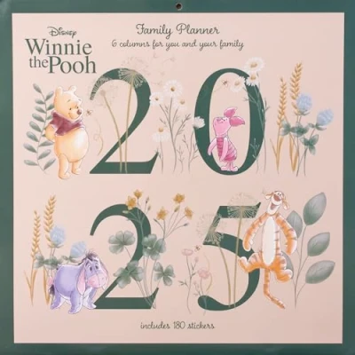 Imagen de Winnie THE POOH 2025 30X30 Familienplaner: 25001 (WINNIE FAMILY PLANNER CALENDAR)