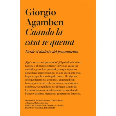 Imagen de Cuando la casa se quema: Desde el dialecto del pensamiento (ENSAYO Y TEORIA_FILOSOFIA)