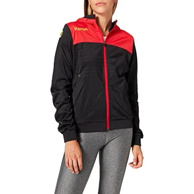Imagen de Kempa Emotion 2.0 Hood Jacket Sudadera, Hombre, black/red/yellow, 128