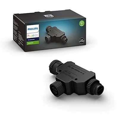 Imagen de Philips Hue Conector en T para iluminación de exterior Hue, Protección IP67, 1 Unidad
