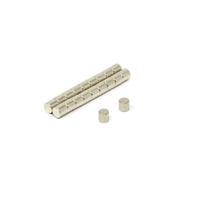 Imagen de first4magnets F641 25 Imán de neodimio N42 diámetro x 5 mm Grosor, 0,9 kg tracción (Paquete 25), Plata, Pack 20