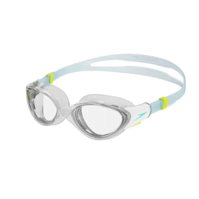 Imagen de Speedo Biofuse 2.0 Womens Gafas de natación, Mujer, Talla: One Size, Clear/white/marine blue/clear