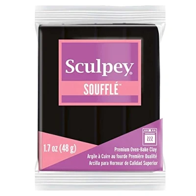 Imagen de Polyform Sculpey Souffle Clay 1.7oz Poppy Seed
