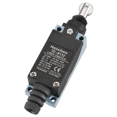 Imagen de Heschen Interruptor de límite TZ 8112 Émbolo rodillo paralelo cerrado NO + NC Momentario 380 VAC 10A