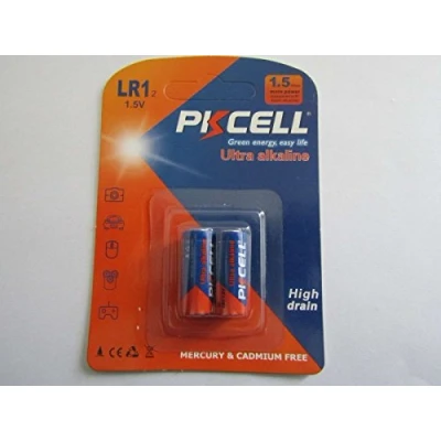 Imagen de PKCELL LR1 2B 1,5 V alcalinas N tamaño battery44; Pack de 2