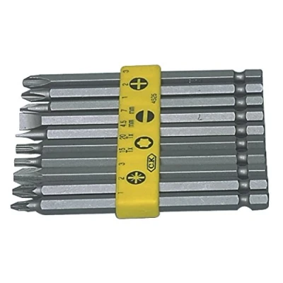 Imagen de C.K T4525 Conjunto de clip para puntas destornillador 10 piezas SL/PH/PZ/TX