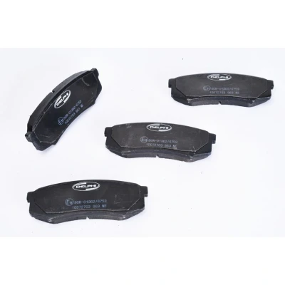 Imagen de DELPHI LP963 Juego de pastillas freno no preparado para indicador desgaste Chapa antichirridos sin accesorios TOYOTA: Land Cruiser Prado 120