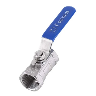 Imagen de 1pc Válvula de Bola Tubo Puerto Reducido SS304 acero Inoxidable Rosca Hembra BSP Completo 6 Tamaños Opcional (3/4&quot;)