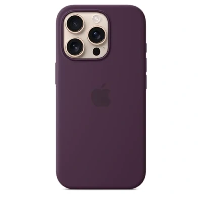 Imagen de Apple Funda de silicona con MagSafe para iPhone 16 Pro, Ciruela