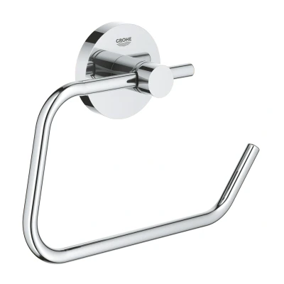 Imagen de Grohe Start QuickFix Portarrollos con tapa, Cromo, para pegar (pegamento QuickGlue A1) o atornillar, ref. 41179000