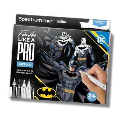 Imagen de Spectrum Noir Pro Fan Art Set 24 piezas Batman