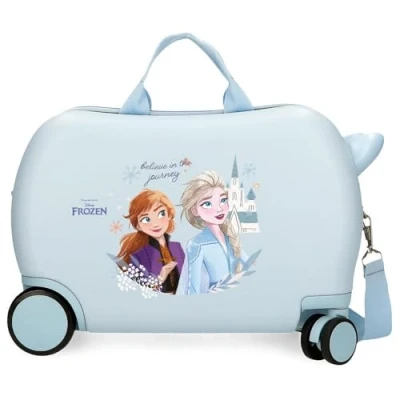 Imagen de Disney Joumma Frozen Believe in The Journey Maleta Infantil Azul 45x31x20 cms Rígida ABS 24,6L 1,8 kgs 2 Ruedas Equipaje Mano