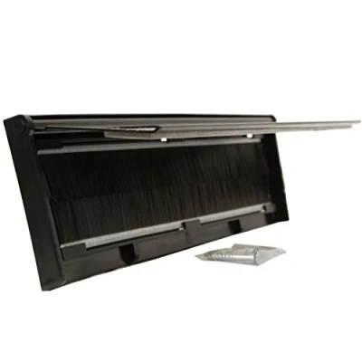 Imagen de Escobillero Stormguard 06SR0310000W de metal interno con tapa negra, 293 x 77 mm