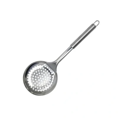 Imagen de Fackelmann Elemental Cocina, Utensilios cocinas. Espumaderas de cocina. Espumadera Acero Inoxidable elegante con mango tubular para fritos, 32,5cm, 1ud