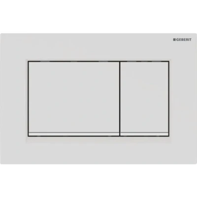 Imagen de Geberit Sigma30 115.883.01.1 Placa de control 2 cantidades, color blanco mate, 115883011