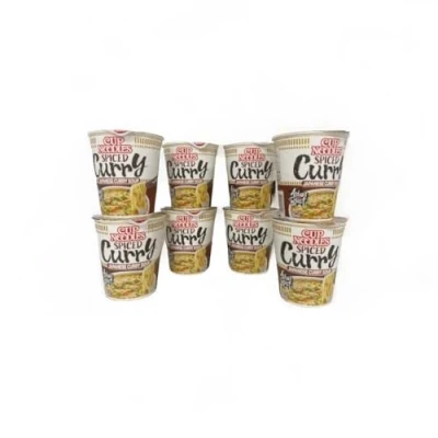 Imagen de Pack Ramen Instantaneo Cup Noodles sabor Spiced Curry 8 x 67grs.