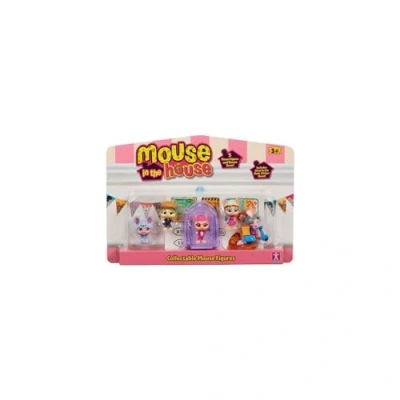 Imagen de BANDAI Millie and Friends Mouse in The House CO07707 Pack de 5 Figuras Juguetes, Juguetes Coleccionables, Juego Imaginativo, para Niños 3 a 7 Años