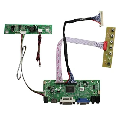 Imagen de VSDISPLAY HDMI VGA DVI Audio LVDs Placa controladora para pantalla LCD de 54.6 cm 58.4 1920 x 1080 30 pines