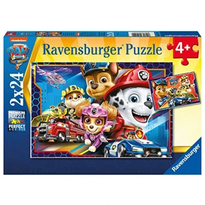 Imagen de Ravensburger Puzzle, Paw Patrol Movie, 2 Puzzle de 24 Piezas, Puzzles para Niños, Edad Recomendada 4+, Rompecabeza Calidad