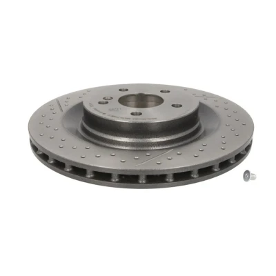 Imagen de BREMBO COATED DISC LINE 09.9257.41 Disco de freno 330 26 5 ventilación interna, ranurado/perforado revestido altamente carbonizado con tornillos
