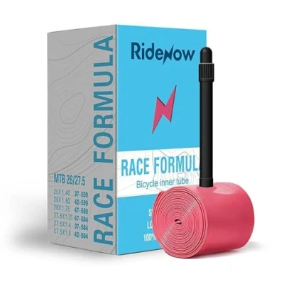 Imagen de RIDENOW Cámara TPU MTB 42 Gramos Válvula Fina Presta 45mm (26 27.5/559 584 1.3 2.0)