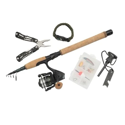 Imagen de Abu Garcia Diplomat Wilderness Survival Tele Combo 2,13 m (2 10 g) Kit de supervivencia